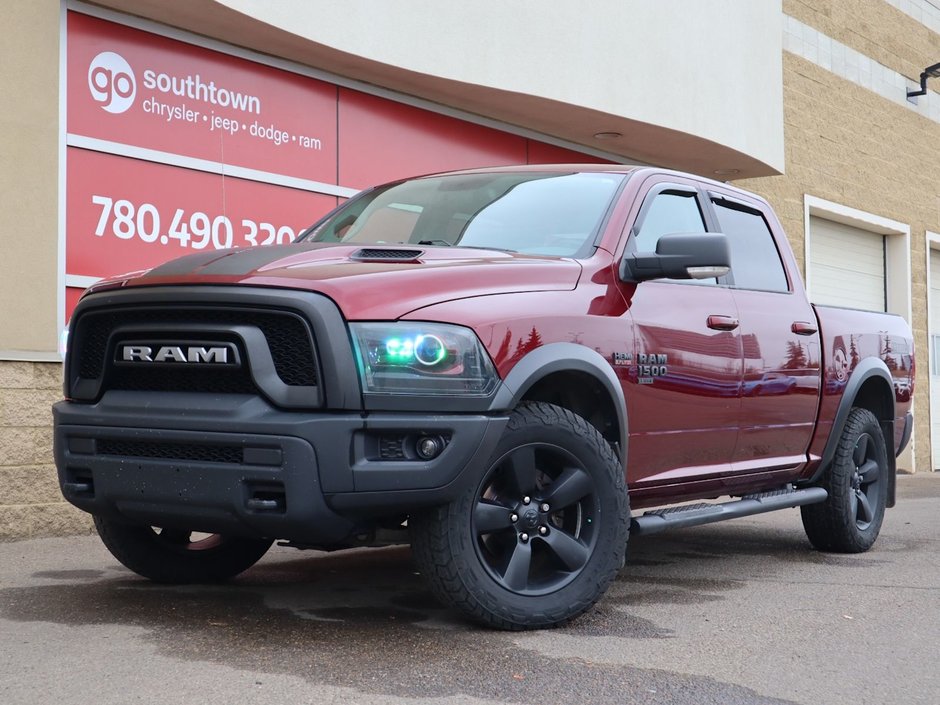 2019 Ram 1500 Classic WARLOCK IN RED PEARL EQUIPPED WITH A 5.7L HEMI V8 , 4X4 , 8SPD TF AUTO , 8.4INCH W/NAV , ALPINE AUDIO , 121L TANK , SUNROOF , RE-0