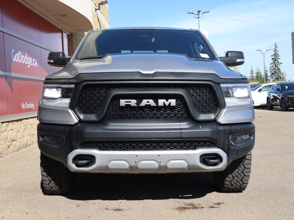 2021 Ram 1500 REBEL IN BILLET SILVER EQUIPPED WITH A 3.0L TURBO DIESEL V6 , 8SPD AUTO , 4X4 , LVL 1 EQUIPMENT GROUP , COLD WEATHER GROUP , 8.4-1