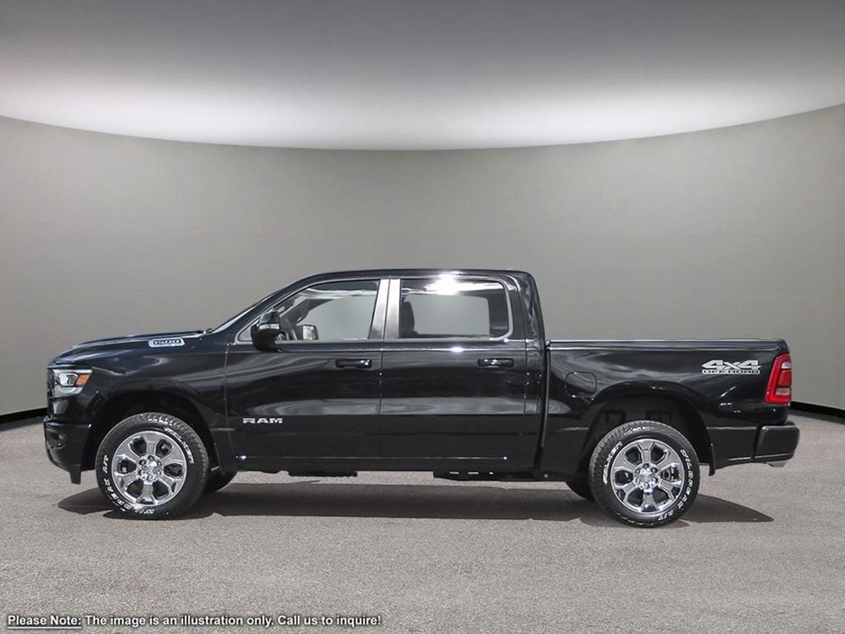 2023 Ram 1500 BIG HORN SPORT, 5.7L HEMI V8 W/ ETORQUE, FRNT HTD SEATS & STEERING WHEEL, CLASS IV HITCH RECEIVER, ANDROID AUTO&APPLE CARPLAY, R-2