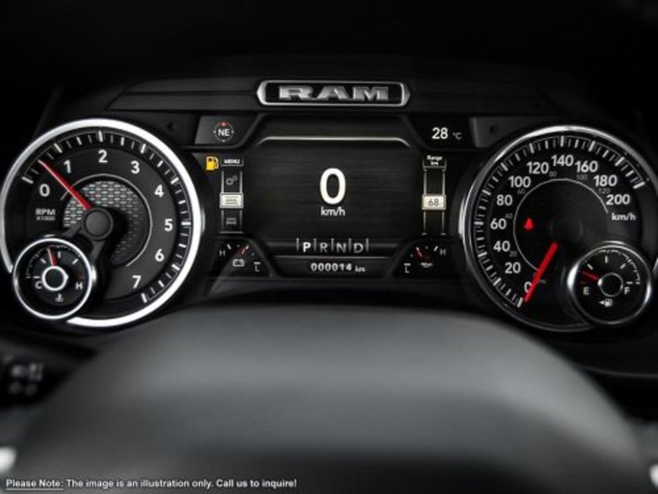 2023 Ram 1500 BIG HORN IN BRIGHT WHITE EQUIPPED WITH A 5.7L HEMI V8 W/ETORQUE , 4X4 , 8SPD AUTO , 8.4INCH TOUCHSCREEN W/NAV , BIG HORN LVL 1 ,-13