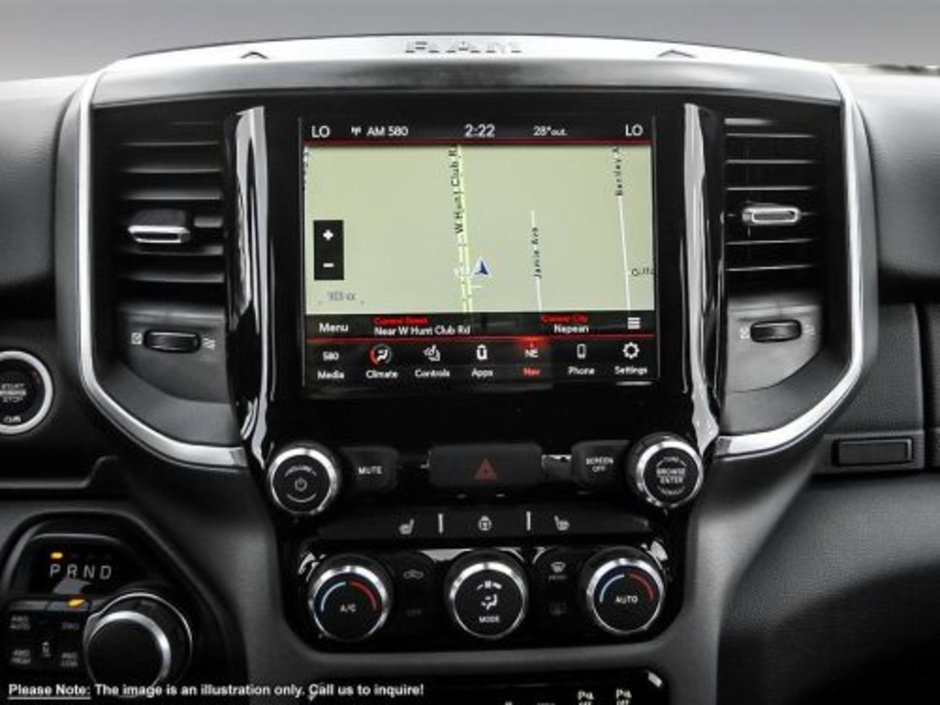 2023 Ram 1500 BIG HORN IN BRIGHT WHITE EQUIPPED WITH A 5.7L HEMI V8 W/ETORQUE , 4X4 , 8SPD AUTO , 8.4INCH TOUCHSCREEN W/NAV , BIG HORN LVL 1 ,-17