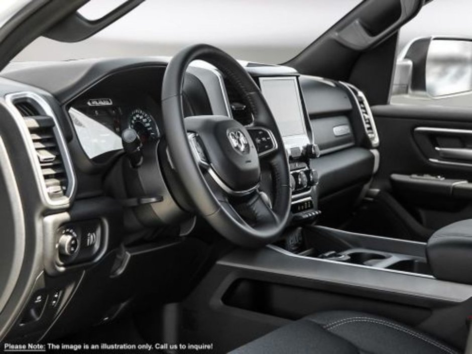 2023 Ram 1500 BIG HORN IN BRIGHT WHITE EQUIPPED WITH A 5.7L HEMI V8 W/ETORQUE , 4X4 , 8SPD AUTO , 8.4INCH TOUCHSCREEN W/NAV , BIG HORN LVL 1 ,-11