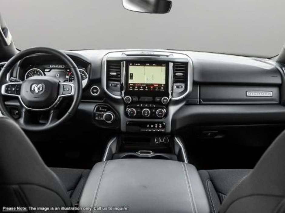 2023 Ram 1500 BIG HORN IN BRIGHT WHITE EQUIPPED WITH A 5.7L HEMI V8 W/ETORQUE , 4X4 , 8SPD AUTO , 8.4INCH TOUCHSCREEN W/NAV , BIG HORN LVL 1 ,-21