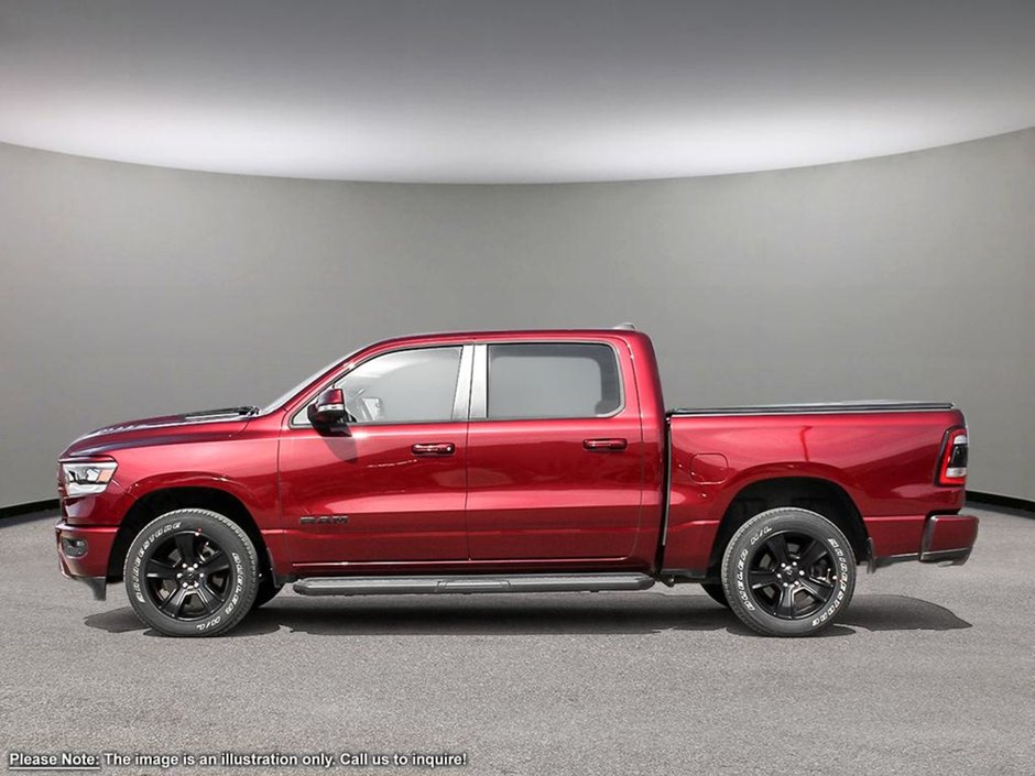 2024 Ram 1500 SPORT, 5.7L HEMI V8 W/ ETORQUE, CLASS IV HITCH RECEIVER, REVERSE CAMERA, FORWARD COLLISION WARNING-2