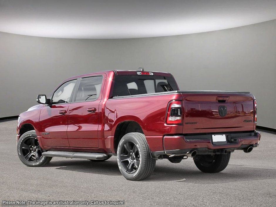 2024 Ram 1500 SPORT, 5.7L HEMI V8 W/ ETORQUE, CLASS IV HITCH RECEIVER, REVERSE CAMERA, FORWARD COLLISION WARNING-3