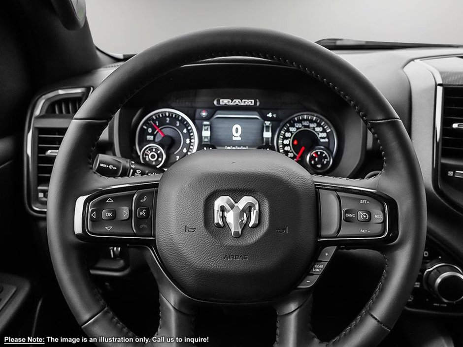 2024 Ram 1500 Big Horn BUILT TO SERVE EDITION, 5.7L HEMI V8, CENTER CONSOLE LOCKBOX, REMOTE START, 9SPKR ALPINE AUDIO W/ SUBWOOFER, FACTORY RA-11