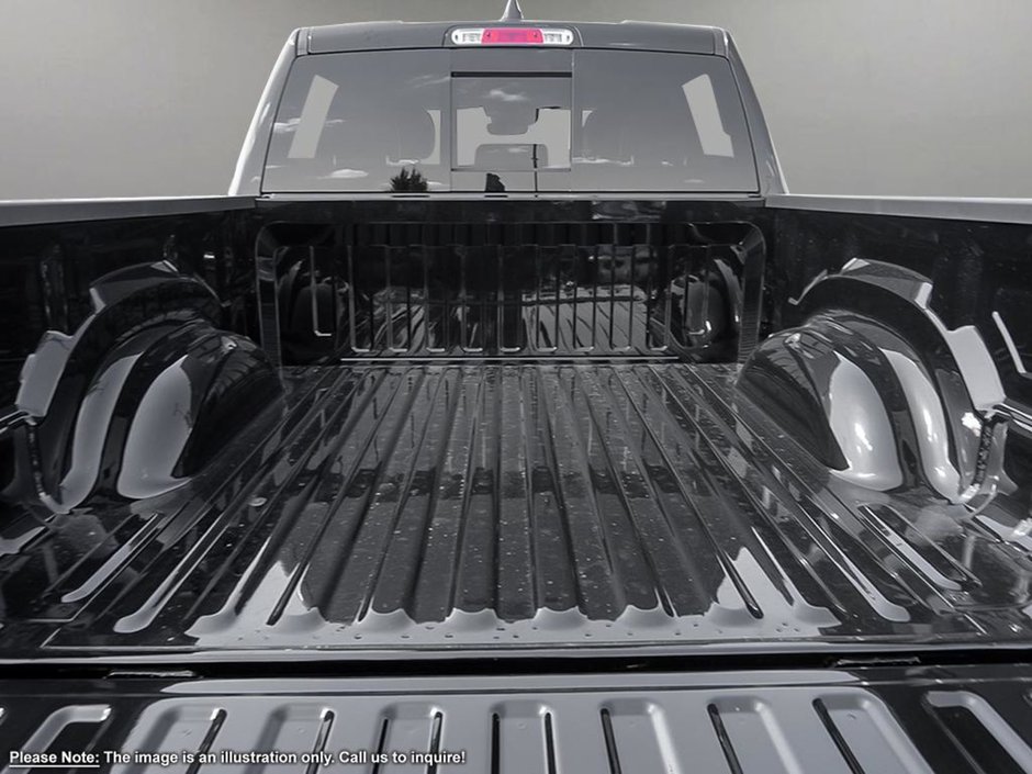 2024 Ram 1500 SPORT IN DIAMOND BLACK EQUIPPED WITH A 5.7L HEMI V8 W/ETORQUE , 4X4 , 8SPD AUTO , 22INCH RIMS , BSM/RCPD , 125L TANK , SPORT HOO-5