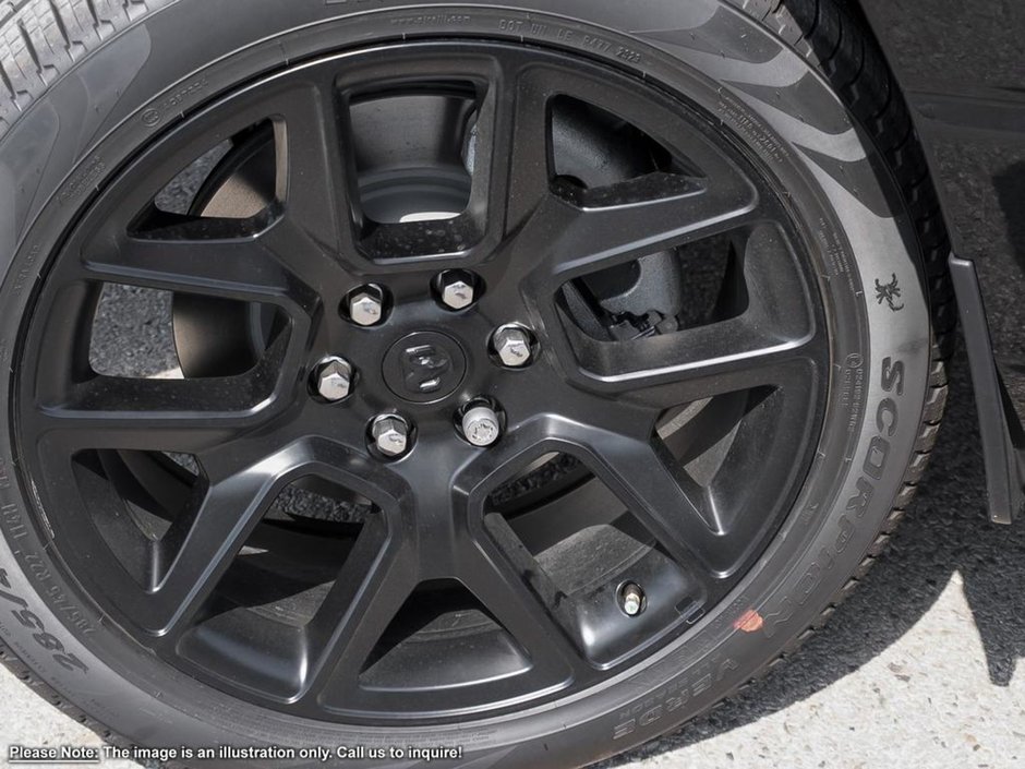 2024 Ram 1500 SPORT IN DIAMOND BLACK EQUIPPED WITH A 5.7L HEMI V8 W/ETORQUE , 4X4 , 8SPD AUTO , 22INCH RIMS , BSM/RCPD , 125L TANK , SPORT HOO-6