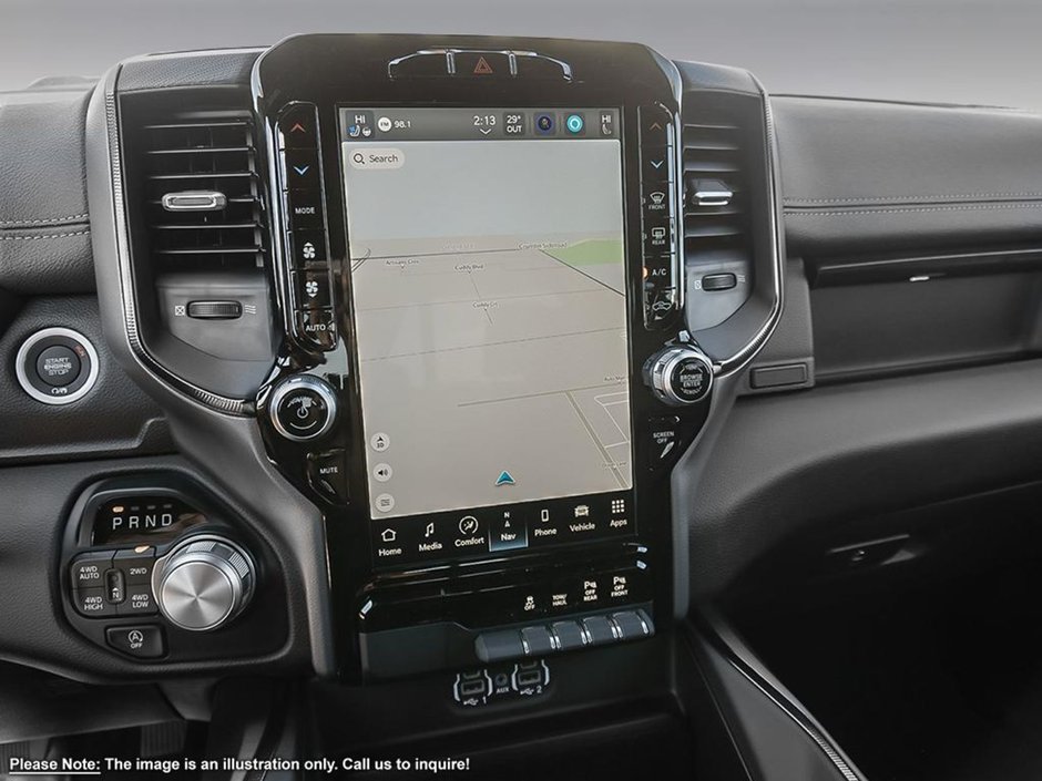 2024 Ram 1500 SPORT IN DIAMOND BLACK EQUIPPED WITH A 5.7L HEMI V8 W/ETORQUE , 4X4 , 8SPD AUTO , 22INCH RIMS , BSM/RCPD , 125L TANK , SPORT HOO-16