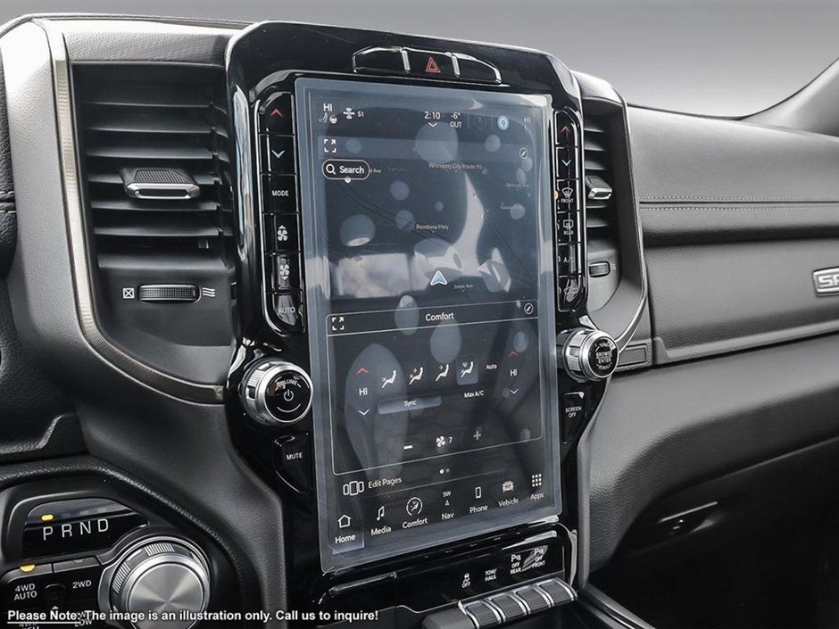 2024 Ram 1500 SPORT IN BRIGHT WHITE EQUIPPED WITH A 5.7L HEMI V8 , 4X4 , 8SPD AUTO , 22INCH RIMS , 125L TANK , BSM/RCPD , SPORT HOOD , PANORAM-13