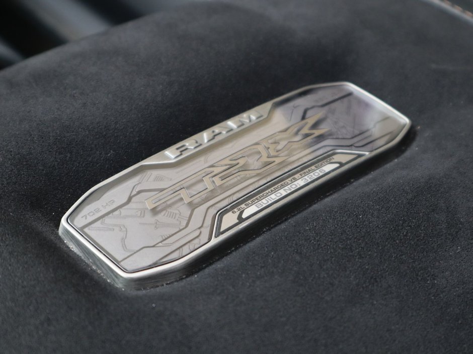 2024 Ram 1500 TRX FINAL EDITION IN DIAMOND BLACK EQUIPPED WITH A 6.2L SUPERCHARGED SRT V8 , 4X4 , 8SPD TF AUTO , PERF SHOCK ABSORBERS , ADAPTI-30