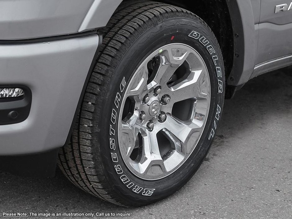 2025 Ram 1500 BIG HORN SPORT IN BILLET SILVER EQUIPPED WITH A 3.0L HURRICANE I6 TWIN TURBO , 4X4 , 8SPD AUTO , TONNEAU COVER , BIG HORN LEVEL-7