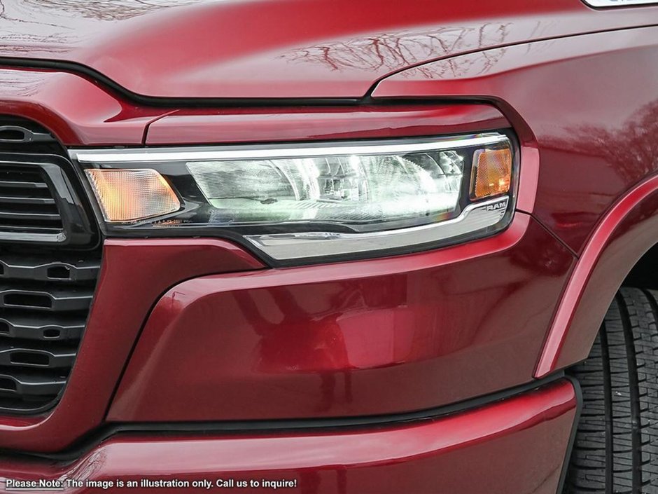 2025 Ram 1500 BIG HORN SPORT IN RED PEARL EQUIPPED WITH A 3.0L HURRICANE TWIN TURBO I6 , 4X4 , 8SPD AUTO , 20INCH RIMS , TRAILER BRAKE CONTROL-9