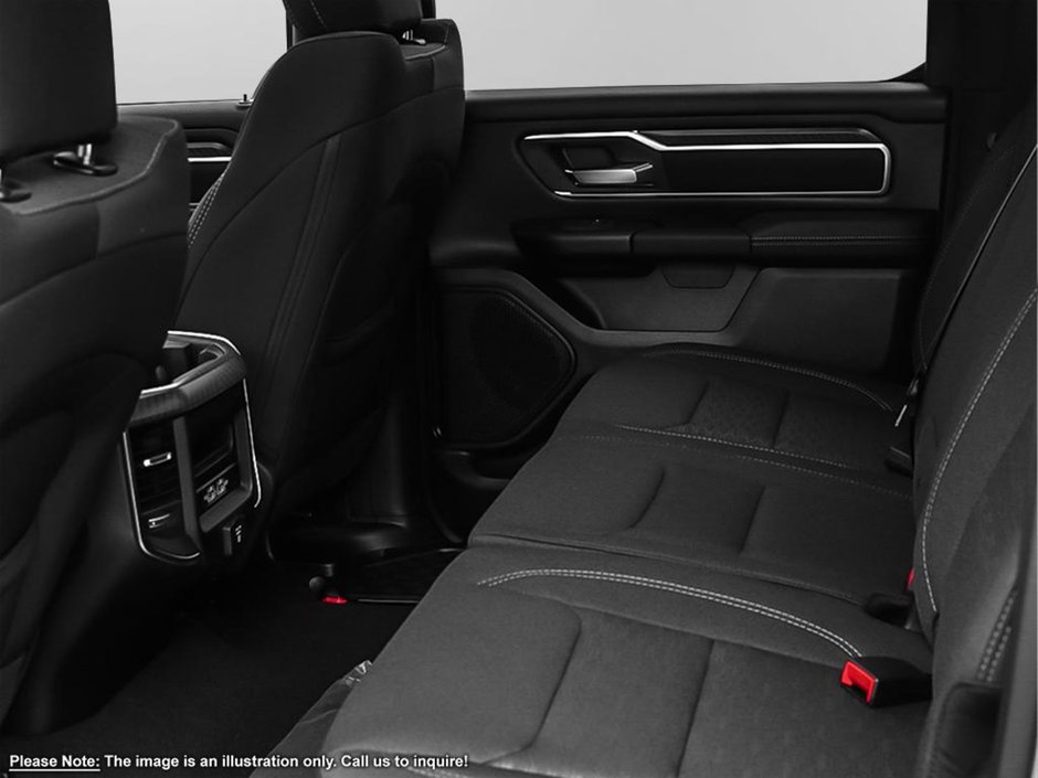 2025 Ram 1500 BIG HORN NIGHT EDITION IN BILLET SILVER EQUIPPED WITH A 3.0L TWIN TURBO HURRICANE I6 , 8SPD AUTO , 4X4 , TONNEAU COVER , 3.92 RE-19