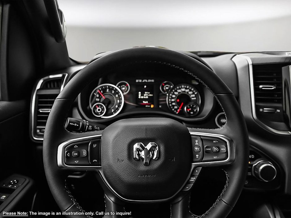 2025 Ram 1500 BIG HORN SPORT IN RED PEARL EQUIPPED WITH A 3.0L TRIN TURBO HURRICANE I6 , 4X4 , 8SPD AUTO , 125L TANK , TRAILER BRAKE CONTROL ,-12