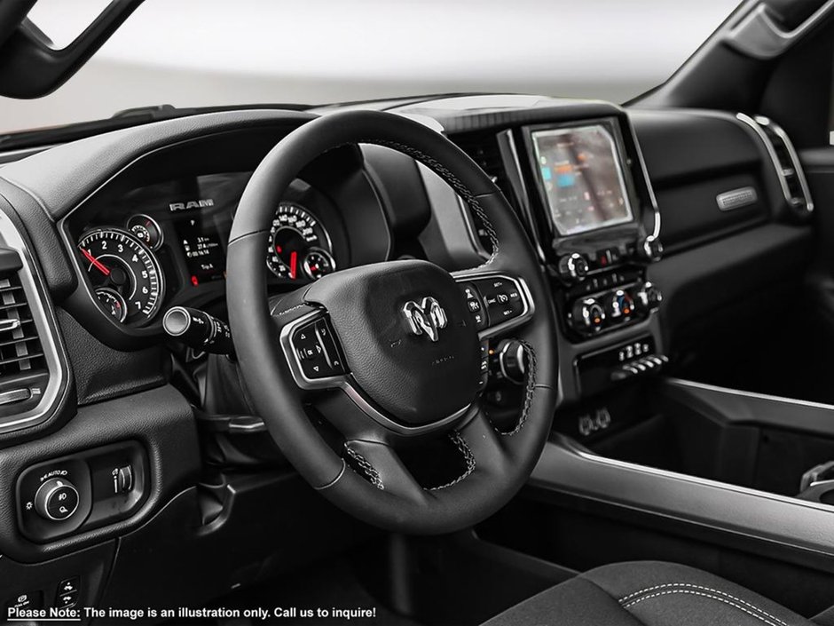 2025 Ram 1500 BIG HORN SPORT IN RED PEARL EQUIPPED WITH A 3.0L TRIN TURBO HURRICANE I6 , 4X4 , 8SPD AUTO , 125L TANK , TRAILER BRAKE CONTROL ,-11