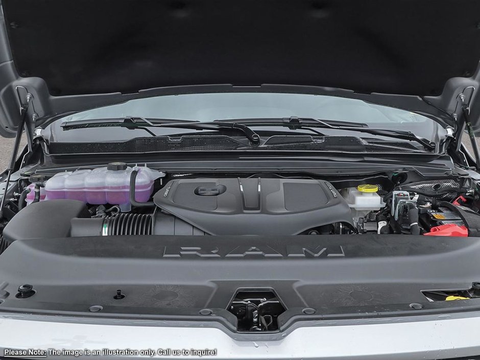 2025 Ram 1500 BIG HORN SPORT IN BILLET SILVER EQUIPPED WITH A 3.0L TWIN TURBO I6 , 4X4 , 8SPD AUTO , TRAILER BRAKE CONTROL , 20INCH RIMS , SPO-5