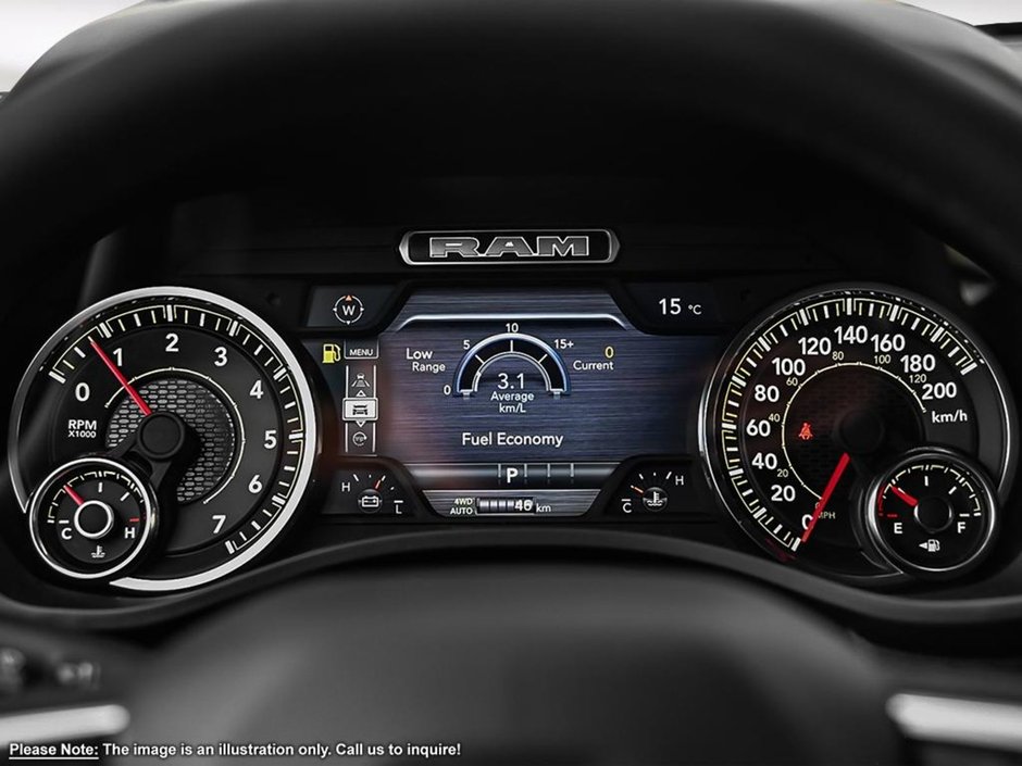 2025 Ram 1500 BIG HORN IN BRIGHT WHITE EQUIPPED WITH A 3.0L TWIN TURBO I6 , 4X4 , 8SPD AUTO , TRAILER BRAKE CONTROL , 3.92 REAR AXLE RATIO , T-12