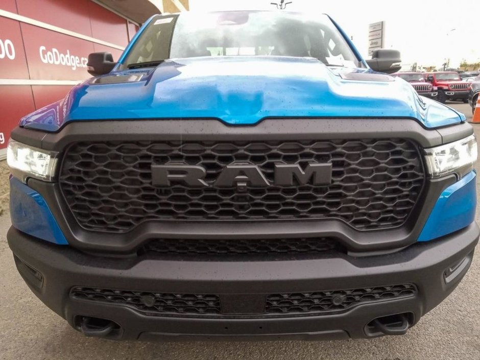 2025 Ram 1500 REBEL IN HYDRO BLUE EQUIPPED WITH A 3.0L TWIN TURBO I6 , 4X4 , 8SPD AUTO , PERF SHOCKS , CLOTH/VINYL BUCKET SEATS-8