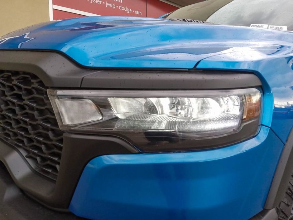 2025 Ram 1500 REBEL IN HYDRO BLUE EQUIPPED WITH A 3.0L TWIN TURBO I6 , 4X4 , 8SPD AUTO , PERF SHOCKS , CLOTH/VINYL BUCKET SEATS-7