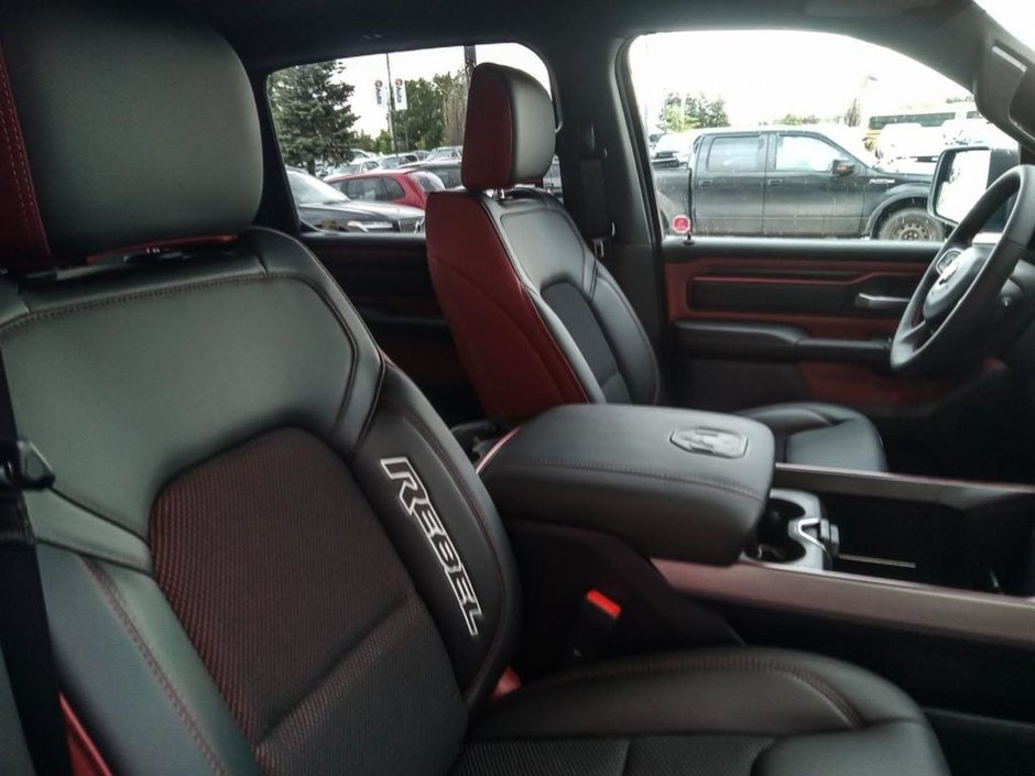 2025 Ram 1500 REBEL IN HYDRO BLUE EQUIPPED WITH A 3.0L TWIN TURBO I6 , 4X4 , 8SPD AUTO , PERF SHOCKS , CLOTH/VINYL BUCKET SEATS-20