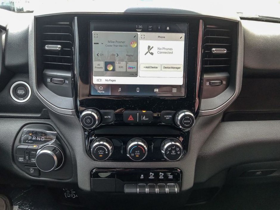 2025 Ram 1500 TRADESMAN SPORT IN BRIGHT WHITE EQUIPPED WITH A 3.6L V6 W/ETORQUE , 4X4 , 8SPD AUTO , TRADESMAN LVL 1 , SPORT APPEARANCE PCKG ,-17