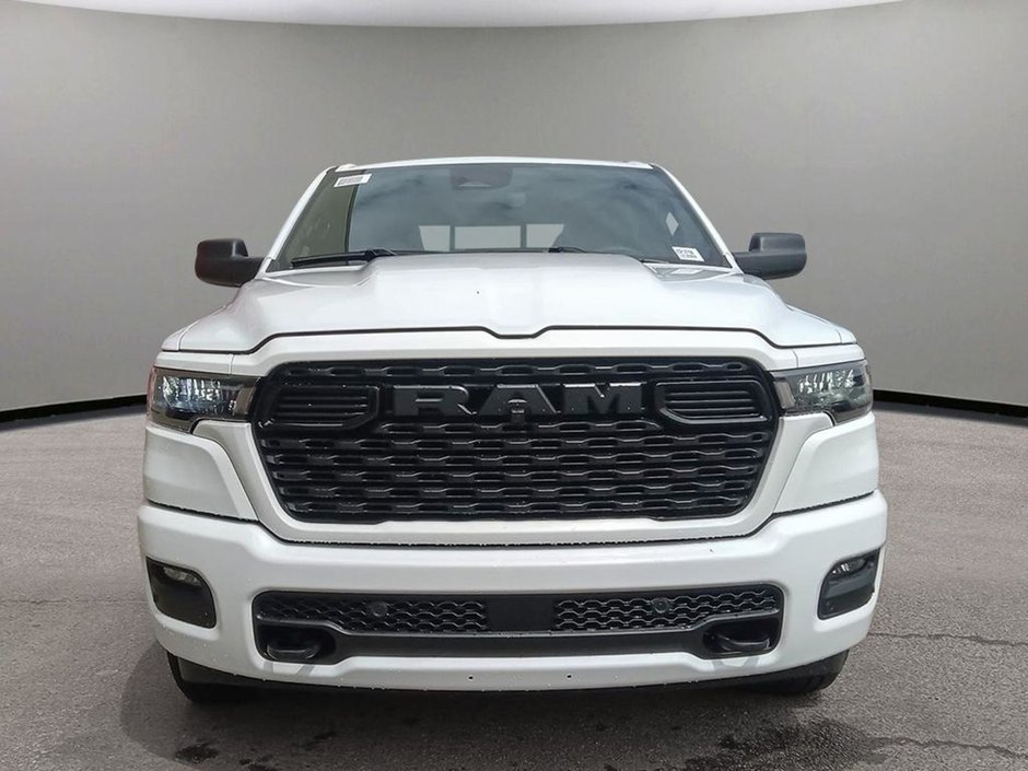 2025 Ram 1500 TRADESMAN SPORT IN BRIGHT WHITE EQUIPPED WITH A 3.0L TWIN TURBO I6 , 4X4 , 8SPD AUTO , TRADESMAN LVL 1 , SPORT APPEARANCE PCKG ,-1