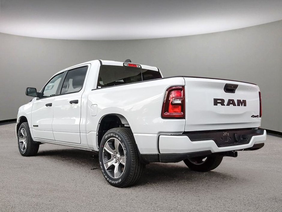 2025 Ram 1500 TRADESMAN SPORT IN BRIGHT WHITE EQUIPPED WITH A 3.6L V6 W/ETORQUE , 4X4 , 8SPD AUTO , TRADESMAN LVL 1 , SPORT APPEARANCE PCKG-3