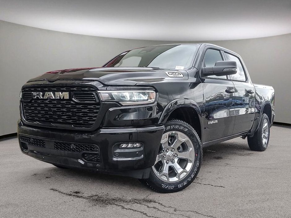 2025 Ram 1500 BIG HORN SPORT IN DIAMOND BLACK EQUIPPED WITH A 3.0L TWIN TURBO , 4X4 , 8SPD AUTO , 20INCH RIMS , BIG HORN LVL 1 , SPORT APPEARA-0