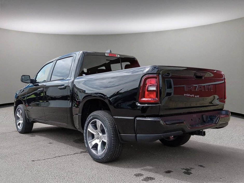 2025 Ram 1500 TRADESMAN SPORT IN DIAMOND BLACK EQUIPPED WITH A 3.6L V6 W/ETORQUE , 4X4 , 8SPD AUTO , TRADESMAN LVL 1 , SPORT APPEARANCE PCKG ,-3