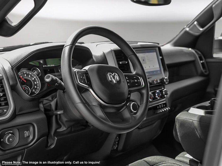 2025 Ram 1500 SXT TRADESMAN IN BRIGHT WHITE EQUIPPED WITH A 3.6L V6 W/ETORQUE , 4X4 , 8SPD AUTO , TRADESMAN LVL 1 , SXT APPEARANCE GROUP , BAC-11