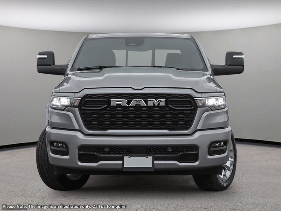 2025 Ram 1500 BIG HORN SPORT IN BILLET SILVER EQUIPPED WITH A 3.0L TWIN TURBO I6 , 4X4 , 8SPD AUTO , 125L TANK , BIG HORN LVL 1 , PROTECTION G-1