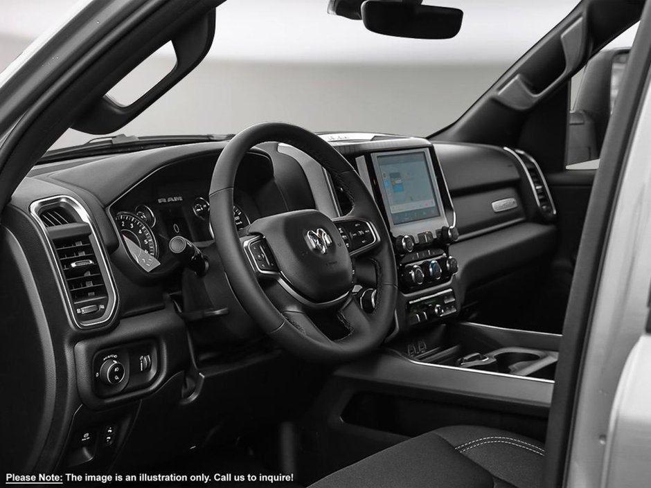 2025 Ram 1500 BIG HORN SPORT IN BILLET SILVER EQUIPPED WITH A 3.0L TWIN TURBO I6 , 4X4 , 8SPD AUTO , 125L TANK , BIG HORN LVL 1 , PROTECTION G-9