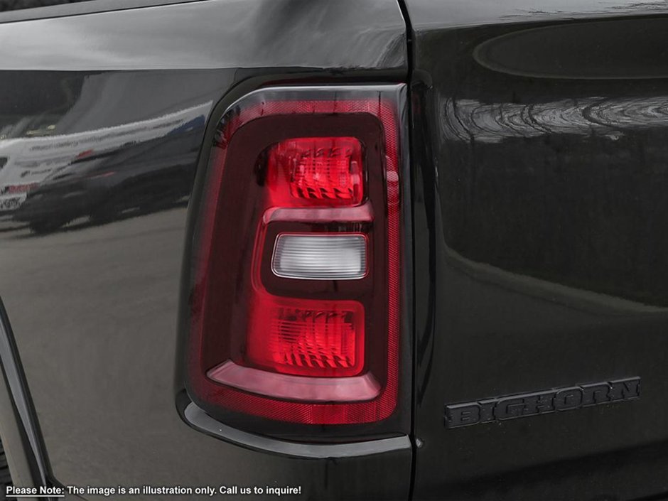 2025 Ram 1500 BIG HORN NIGHT EDITION IN DIAMOND BLACK EQUIPPED WITH A 3.6L V6 W/ETORQUE , 4X4 , 8SPD AUTO , TECH GROUP , BED UTILITY , BIG HOR-9