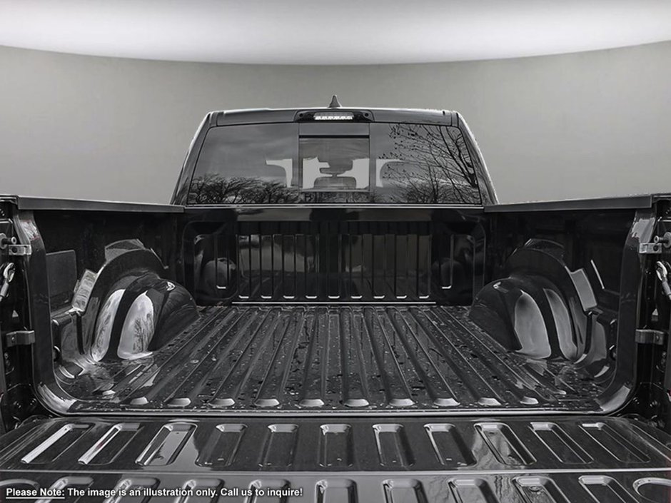 2025 Ram 1500 BIG HORN NIGHT EDITION IN DIAMOND BLACK EQUIPPED WITH A 3.6L V6 W/ETORQUE , 4X4 , 8SPD AUTO , TECH GROUP , BED UTILITY , BIG HOR-6