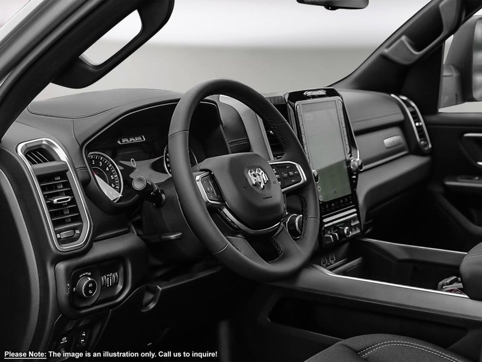 2025 Ram 1500 BIG HORN NIGHT EDITION IN BILLET SILVER EQUIPPED WITH A 3.0L TWIN TURBO I6 , 4X4 , 8SPD AUTO , PANO SUNROOF , 125L TANK , TONNEA-10