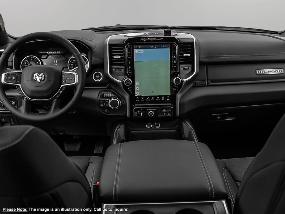 2025 Ram 1500 BIG HORN NIGHT EDITION IN BILLET SILVER EQUIPPED WITH A 3.0L TWIN TURBO I6 , 4X4 , 8SPD AUTO , PANO SUNROOF , 125L TANK , TONNEA-20