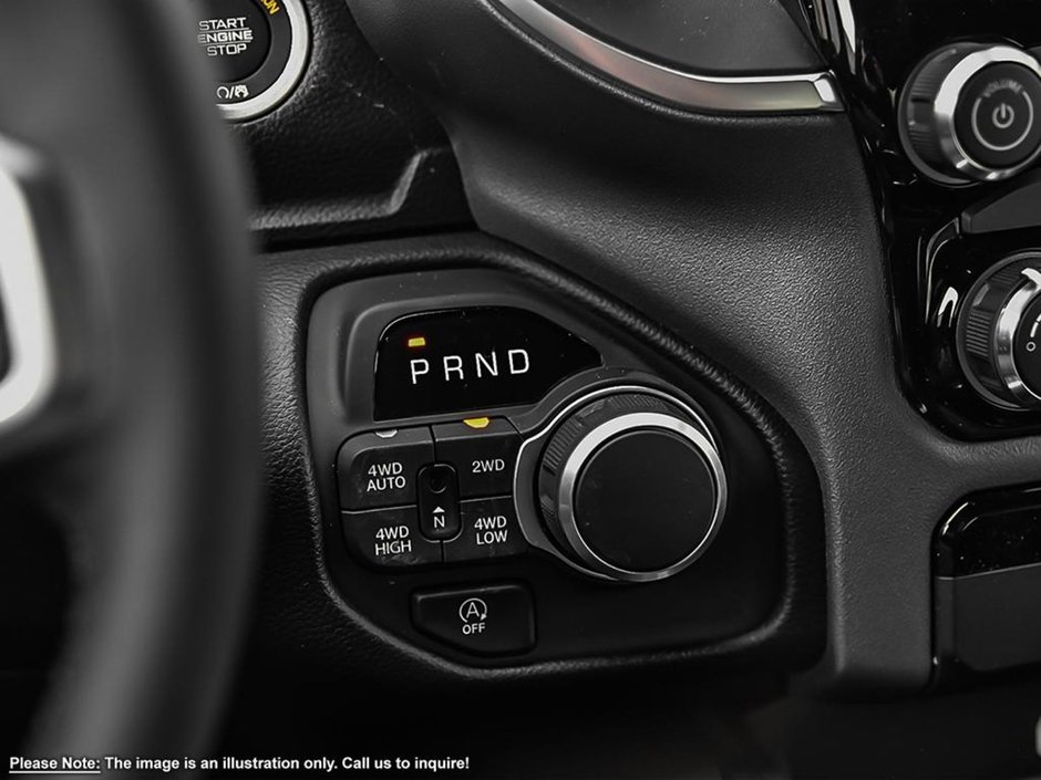 2025 Ram 1500 BIG HORN SPORT IN DIAMOND BLACK EQUIPPED WITH A 3.0L TWIN TURBO I6 , 4X4 , 8SPD AUTO , 125L TANK , BIG HORN LVL 1 , SPORT APPEAR-16