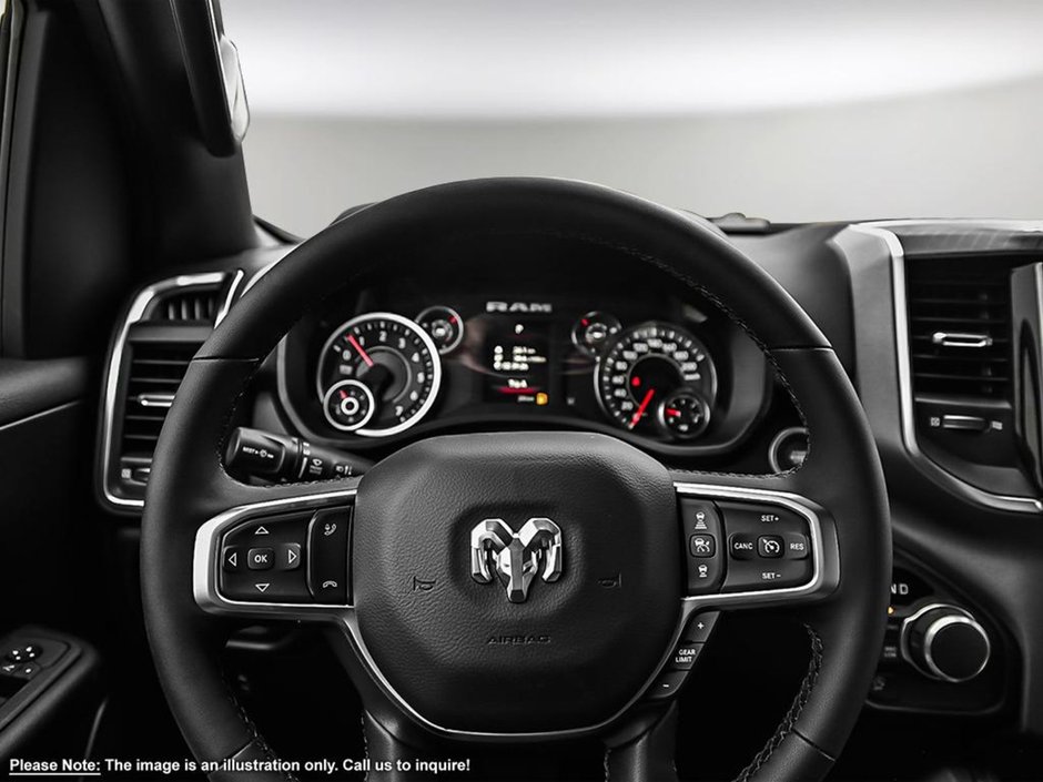 2025 Ram 1500 BIG HORN SPORT IN DIAMOND BLACK EQUIPPED WITH A 3.0L TWIN TURBO I6 , 4X4 , 8SPD AUTO , 125L TANK , BIG HORN LVL 1 , SPORT APPEAR-12