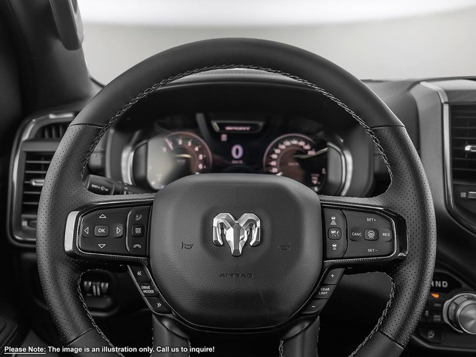 2025 Ram 1500 SPORT NIGHT EDITION IN BRIGHT WHITE EQUIPPED WITH A 3.0L TWIN TURBO I6 , 4X4 , 8SPD AUTO , SPORT LVL 1 , PANORAMIC SUNROOF , DUA-12