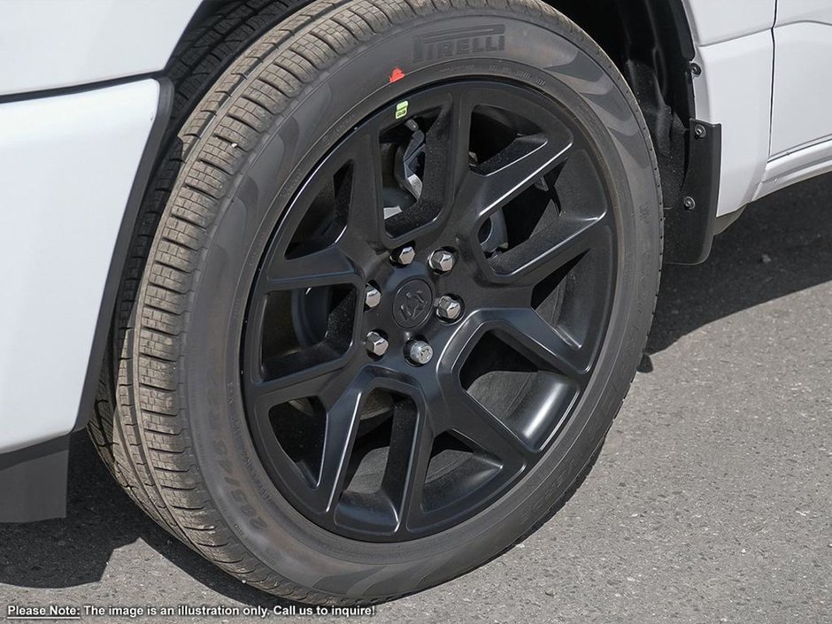 2025 Ram 1500 SPORT NIGHT EDITION IN BRIGHT WHITE EQUIPPED WITH A 3.0L TWIN TURBO I6 , 4X4 , 8SPD AUTO , SPORT LVL 1 , PANORAMIC SUNROOF , DUA-7