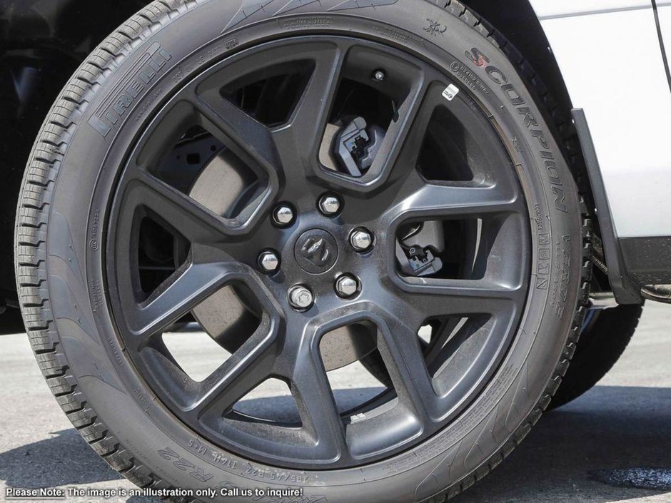 2025 Ram 1500 SPORT NIGHT EDITION IN BRIGHT WHITE EQUIPPED WITH A 3.0L TWIN TURBO I6 , 4X4 , 8SPD AUTO , PANO SUNROOF , SPORT HOOD , SPORT LVL-7