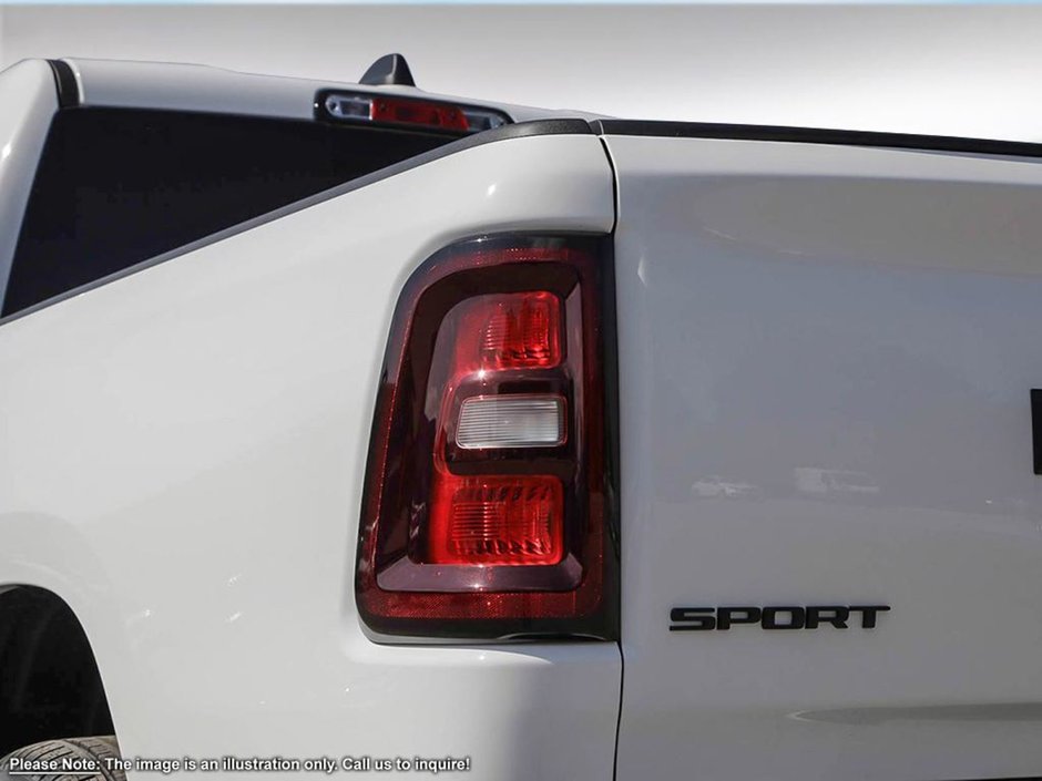 2025 Ram 1500 SPORT NIGHT EDITION IN BRIGHT WHITE EQUIPPED WITH A 3.0L TWIN TURBO I6 , 4X4 , 8SPD AUTO , PANO SUNROOF , SPORT HOOD , SPORT LVL-9