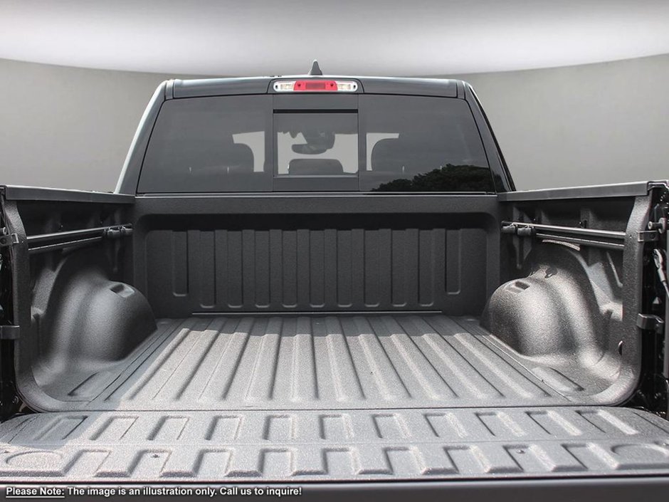 2025 Ram 1500 SPORT IN DIAMOND BLACK EQUIPPED WITH A 3.0L TWIN TURBO I6 , 4X4 , 8SPD AUTO , 22INCH RIMS , PWR RUNNING BOARDS , SPORT HOOD , PA-5