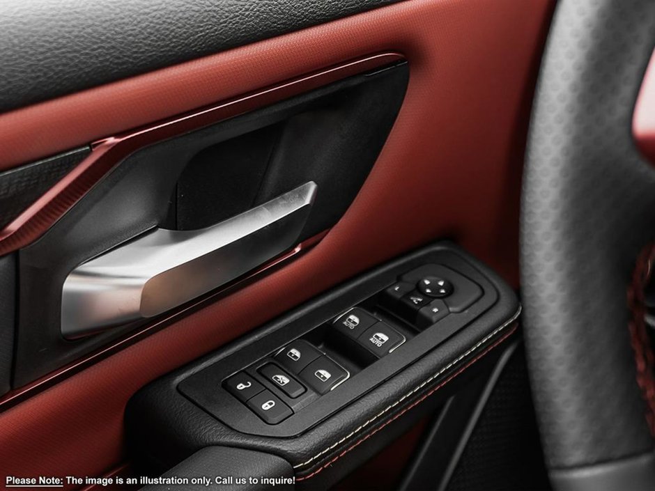 2025 Ram 1500 REBEL GT IN FLAME RED EQUIPPED WITH A 3.0L TWIN TUBRO I6 , 4X4 , 8SPD AUTO , REBEL LVL 2 , PANO SUNROOF , SIDE STEPS , 125L TANK-15