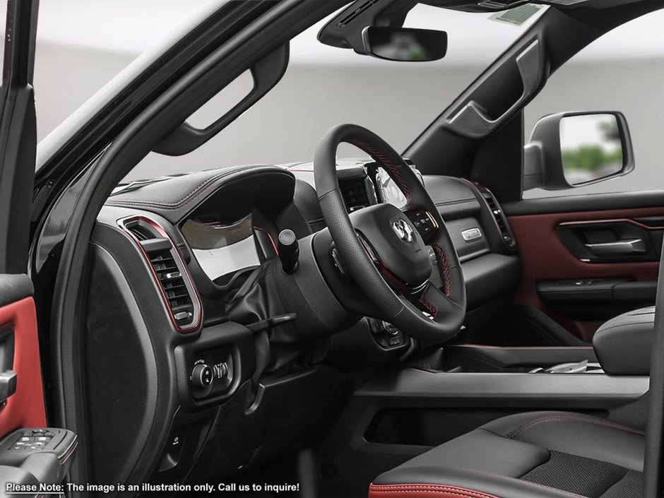 2025 Ram 1500 REBEL GT IN FLAME RED EQUIPPED WITH A 3.0L TWIN TUBRO I6 , 4X4 , 8SPD AUTO , REBEL LVL 2 , PANO SUNROOF , SIDE STEPS , 125L TANK-11