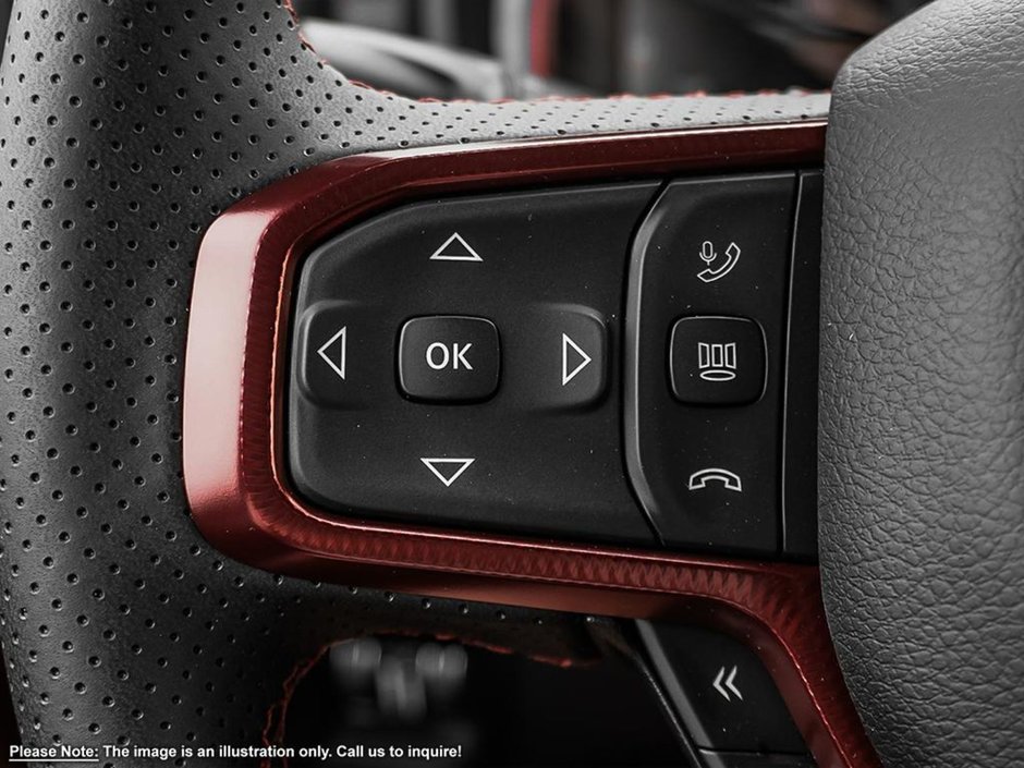 2025 Ram 1500 REBEL GT IN FLAME RED EQUIPPED WITH A 3.0L TWIN TUBRO I6 , 4X4 , 8SPD AUTO , REBEL LVL 2 , PANO SUNROOF , SIDE STEPS , 125L TANK-14