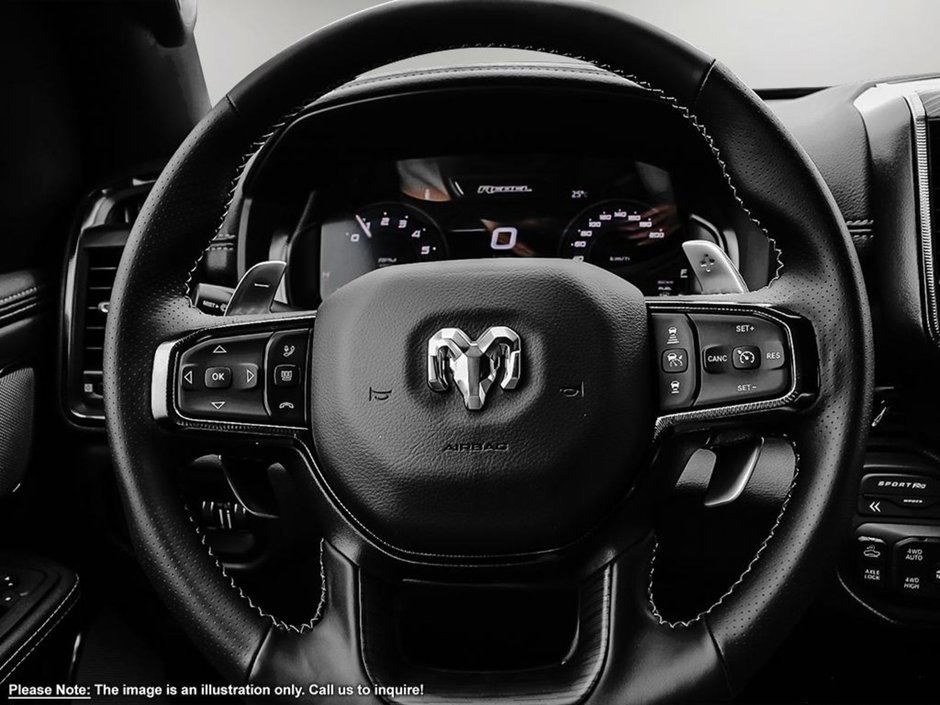 2025 Ram 1500 REBEL X IN BRIGHT WHITE EQUIPPED WITH A 3.0L TWIN TUBRO I6 , 4X4 , 8SPD AUTO , 125L TANK , REBEL LVL 2 , REBEL 10TH ANNIVERSARY-12