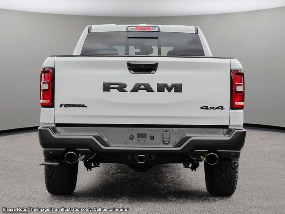 2025 Ram 1500 REBEL X IN BRIGHT WHITE EQUIPPED WITH A 3.0L TWIN TUBRO I6 , 4X4 , 8SPD AUTO , 125L TANK , REBEL LVL 2 , REBEL 10TH ANNIVERSARY-4