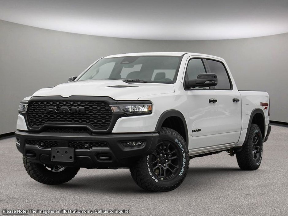 2025 Ram 1500 REBEL X IN BRIGHT WHITE EQUIPPED WITH A 3.0L TWIN TUBRO I6 , 4X4 , 8SPD AUTO , 125L TANK , REBEL LVL 2 , REBEL 10TH ANNIVERSARY-0